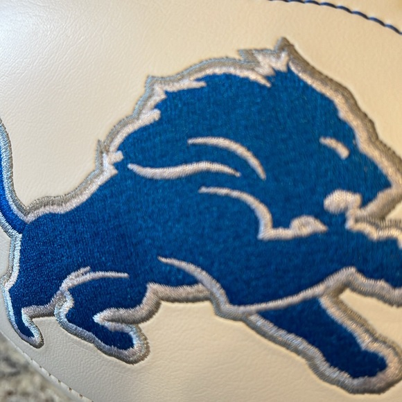 Detroit Lions signature ready collectible football.  NFL. Certified - Picture 3 of 5
